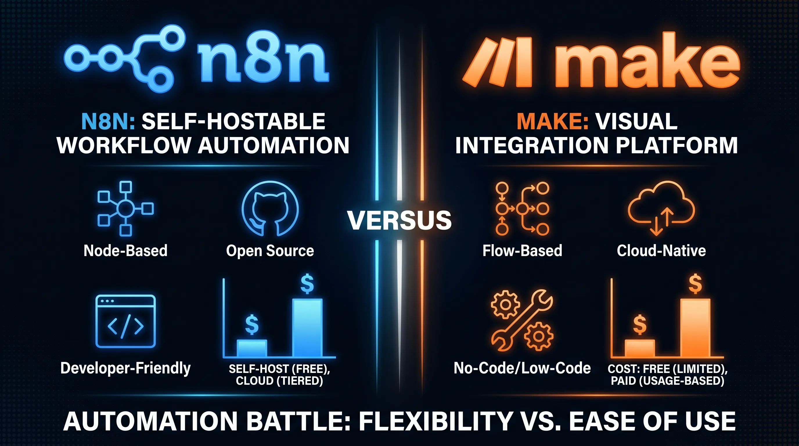 n8n против Make (Integromat): что выбрать для автоматизации малого бизнеса в 2026